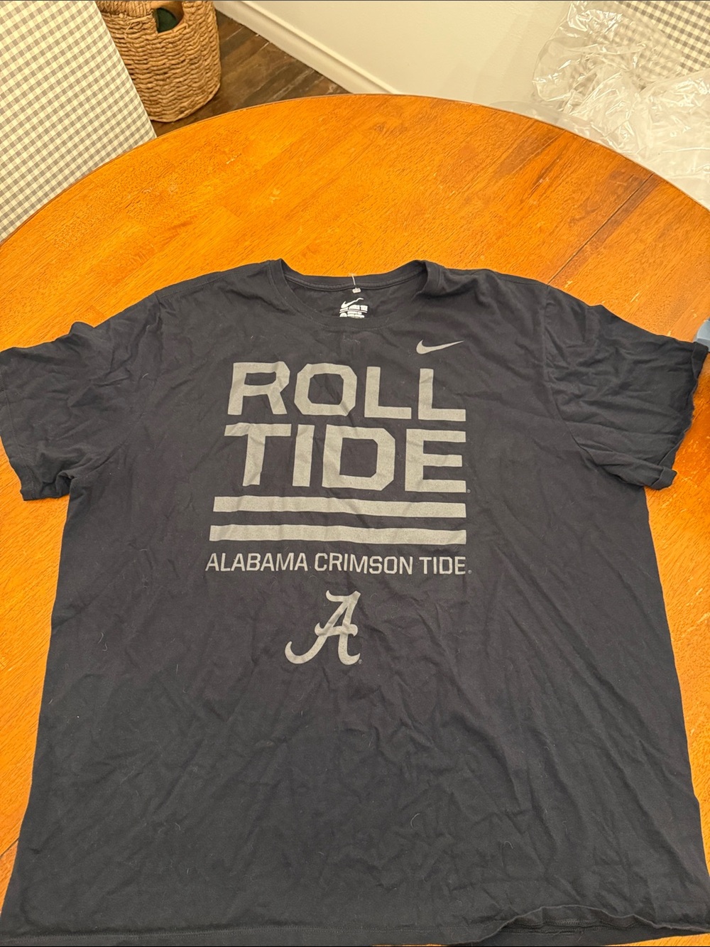 Nike Men’s 'Roll Tide' Alabama Crimson Tide T-Shirt - Black & Gray xxxl
